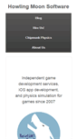 Mobile Screenshot of howlingmoonsoftware.com