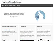 Tablet Screenshot of howlingmoonsoftware.com